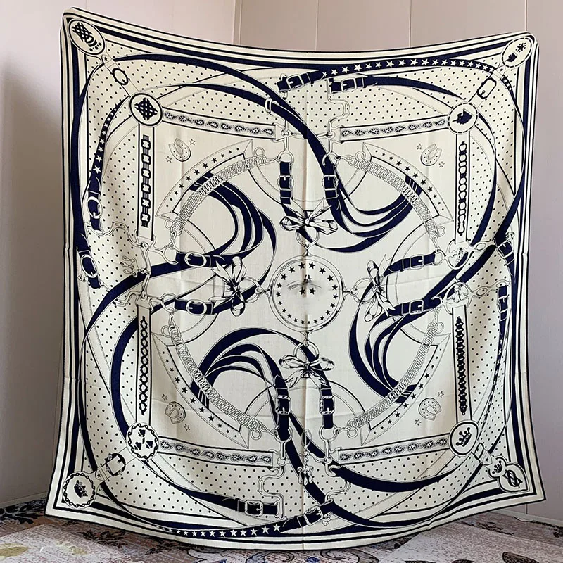 

Scarfs Luxury Brand Designer Her** Double-sided Printing Cashmere Scarf Winter Warm Wraps Fashion Shawl Pashmina 140cm Scarves