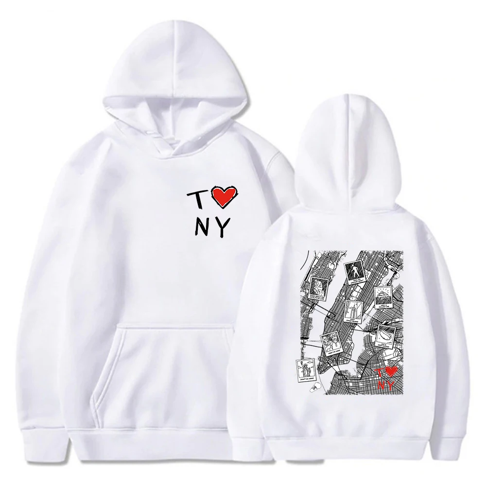 

Толстовка унисекс TommyInnit Tommy Loves NY с длинным рукавом, уличная одежда, Женская и Мужская толстовка, Повседневная стильная модная одежда, 2023