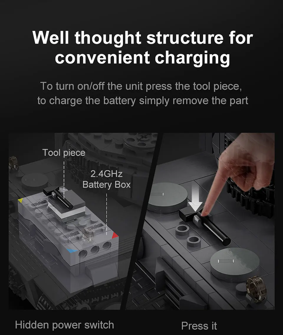 Радиоуправляемые танки 925 шт. 1:35 2 мировая война тигровый танк MOC военная армия