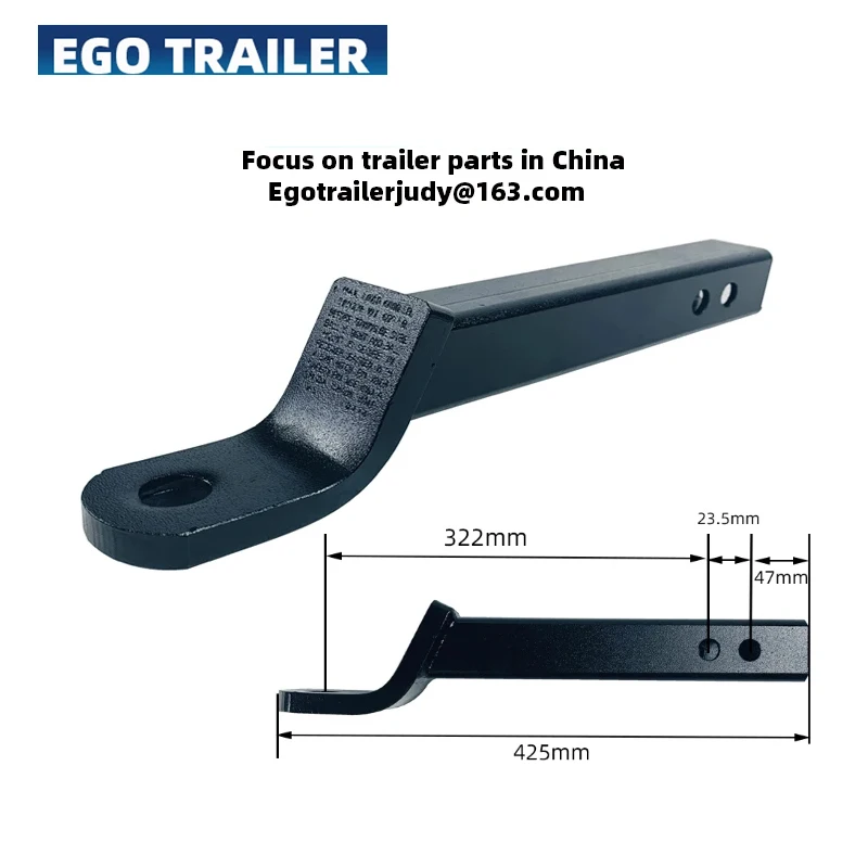 

EgoTrailer на удлиненное 2 дюймов dropTowbar сцепное устройство шаровое Крепление для держателя язык сцепного устройства 3T прицеп автомобиля Караван Лодка Запчасти Аксессуары