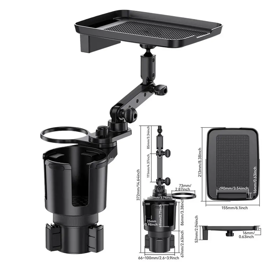 

Автоматический держатель для напитков, расширитель, держатель для напитков, подносы для еды, автомобильная подставка для напитков, вращение на 360°, автомобильные гаджеты, многофункциональные для Drive Road