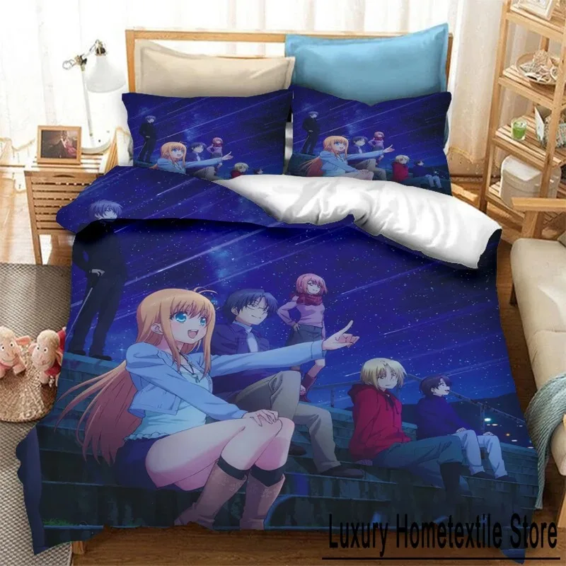 3D Printed Anime Charlotte Tomori Nao Bedding Set Boys Girls Twin Queen Size Duvet Cover Pillowcase Bed Kids Adult Home Textiles
