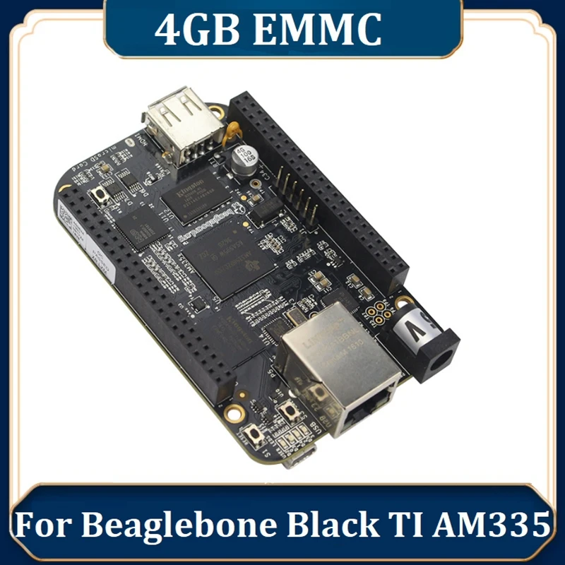 

HOT-For Beaglebone Black TI AM3358 Cortex-A8 Development BB-Black Rev.C 4GB EMMC Embedded Single Board Linux Learning