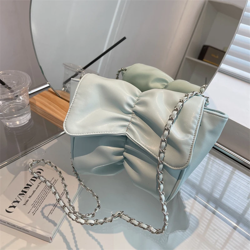 

Милая сумка через плечо в стиле преппи с бантом, маленький кошелек с карманом, Повседневная мини сумка-мессенджер, кошелек, сумка через плеч...