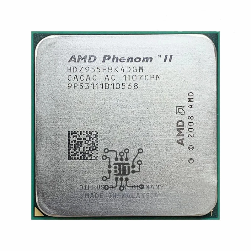 Четырехъядерный процессор AMD Phenom II X4 955, 125 Вт, 3,2 ГГц, 125 Вт, HDZ955FBK4DGM / HDX955FBK4DGI/HDZ955FBK4DGI, разъем AM3