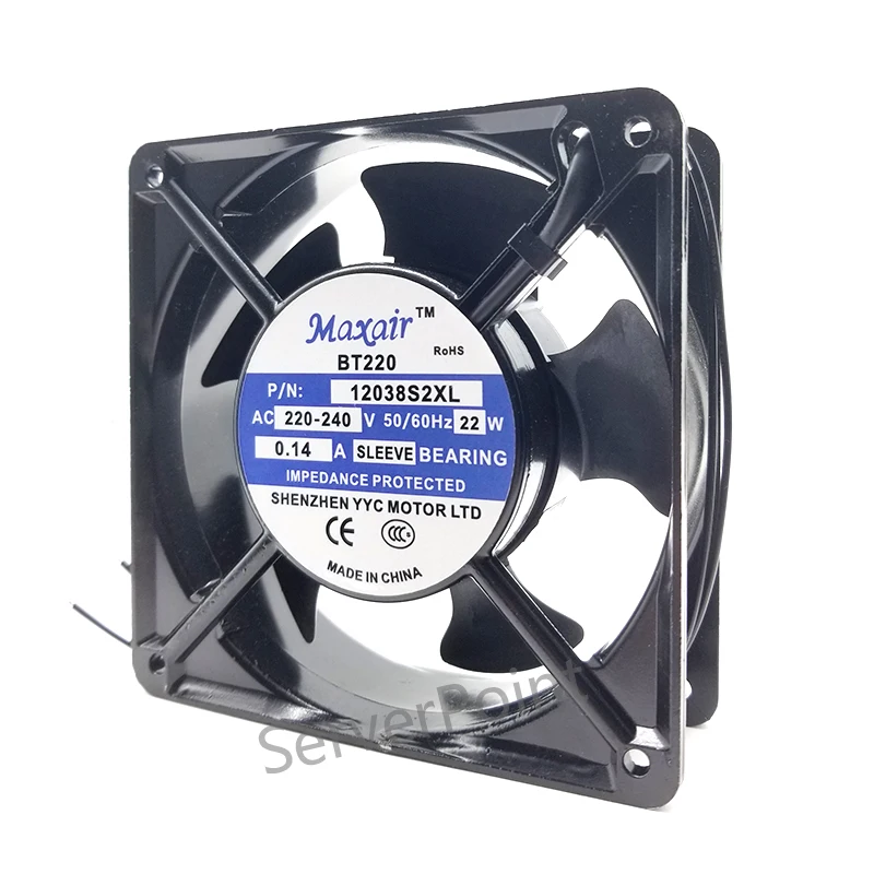 Для Maxair BT220 12038S2XL 220-240V 0.14A 22W 12cm |