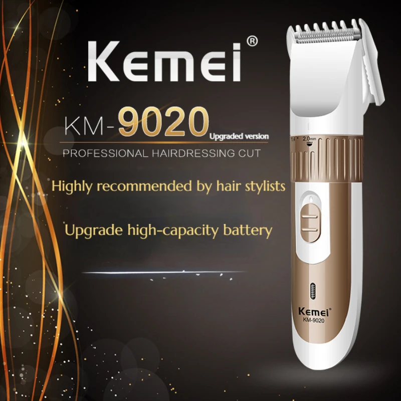 

Kemei Zero Pelo Electric Hairdresser Head Can Rotate and Fine Tune Electric Push Shear Maquina De Cortar Cabello Hair Clippers