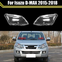 car headlight cover lens glass shell front headlamp transparent lampshade auto light lamp for isuzu d max 2015 2016 2017 2018
