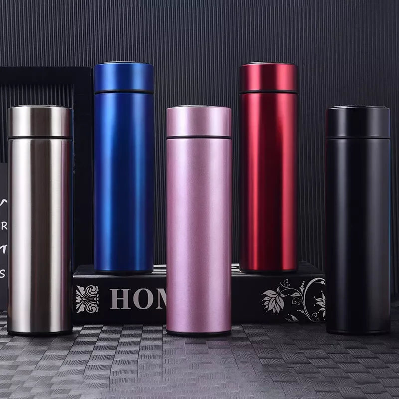 

2022New Temperature Measuring Water Cup LED Digital Temperature Display Water Bottle 304 Stainless Steel Vacuum Insulatedcup