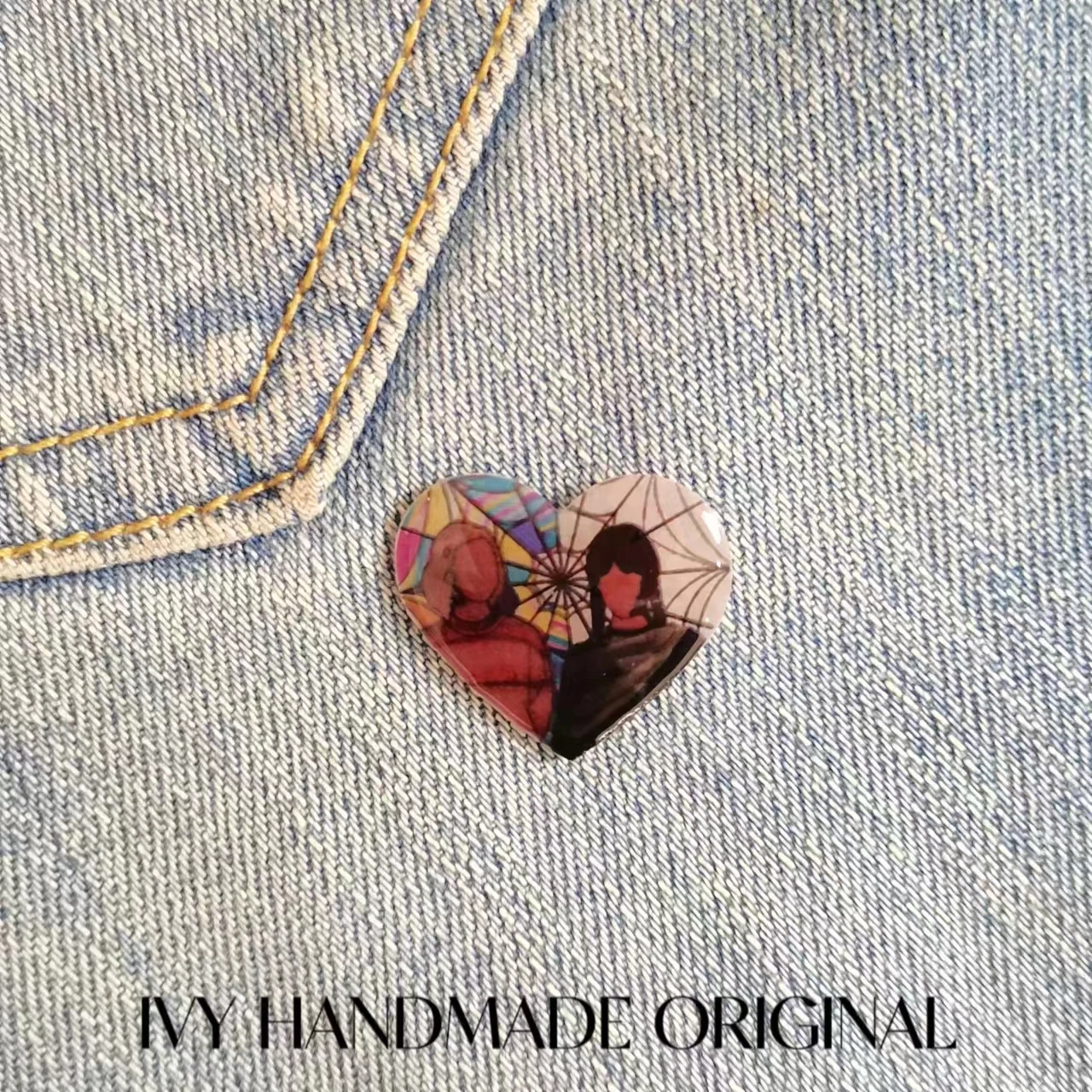 

Wednesday Enid Sinclair Addams Rainbow Window Nevermore Brooches Accessories Shirt Lapel Tote Bag Backpack Badge Pin Custom Gift