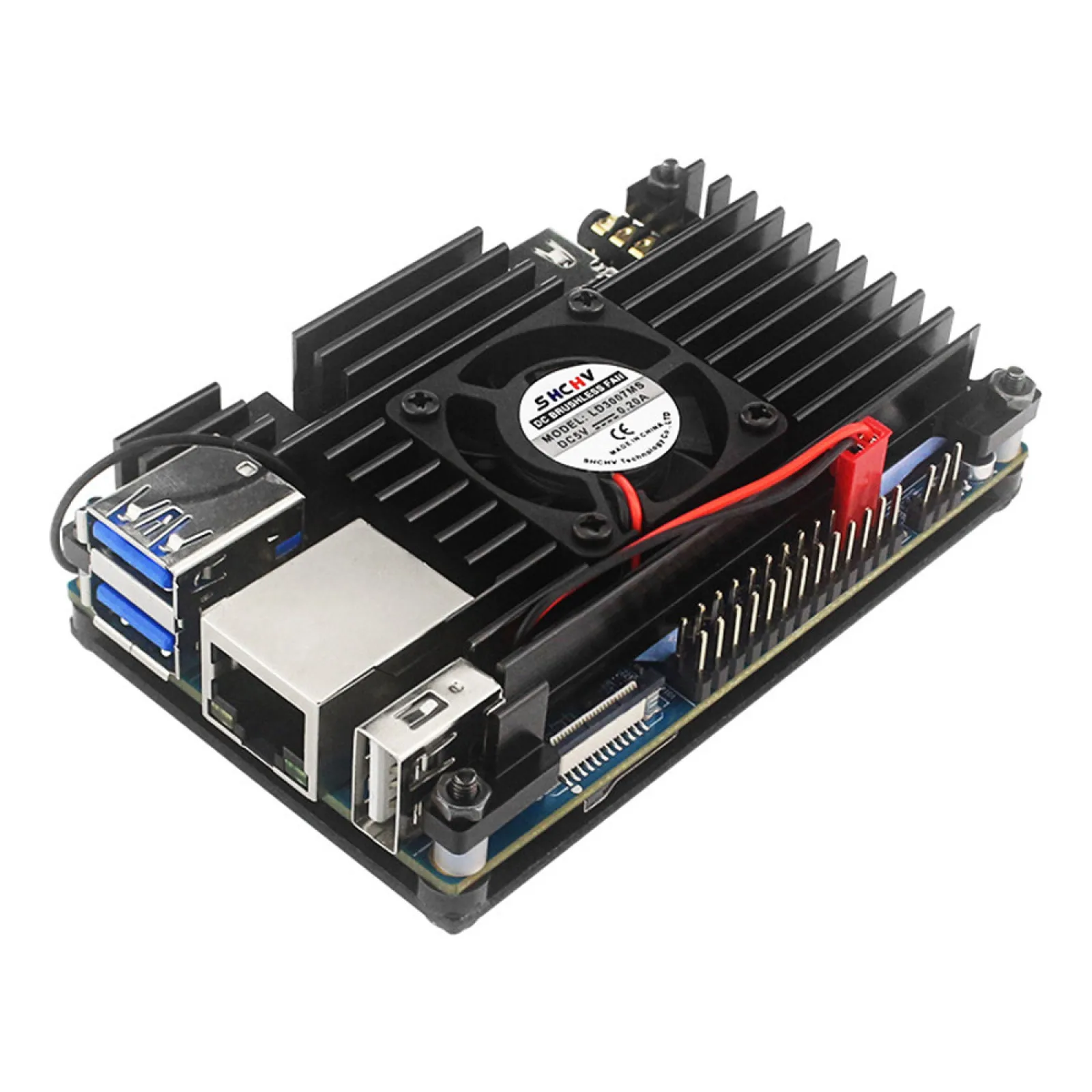 

Корпус охлаждения из алюминиевого сплава для Orange Pi 4 LTS