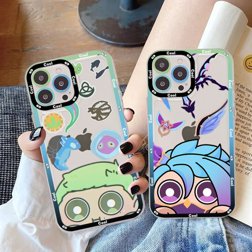 Cute Cartoon Valorant Phone Case For Redmi 7 8 9 A Note 5 10 11 Pro Max 4G 5G Funfas