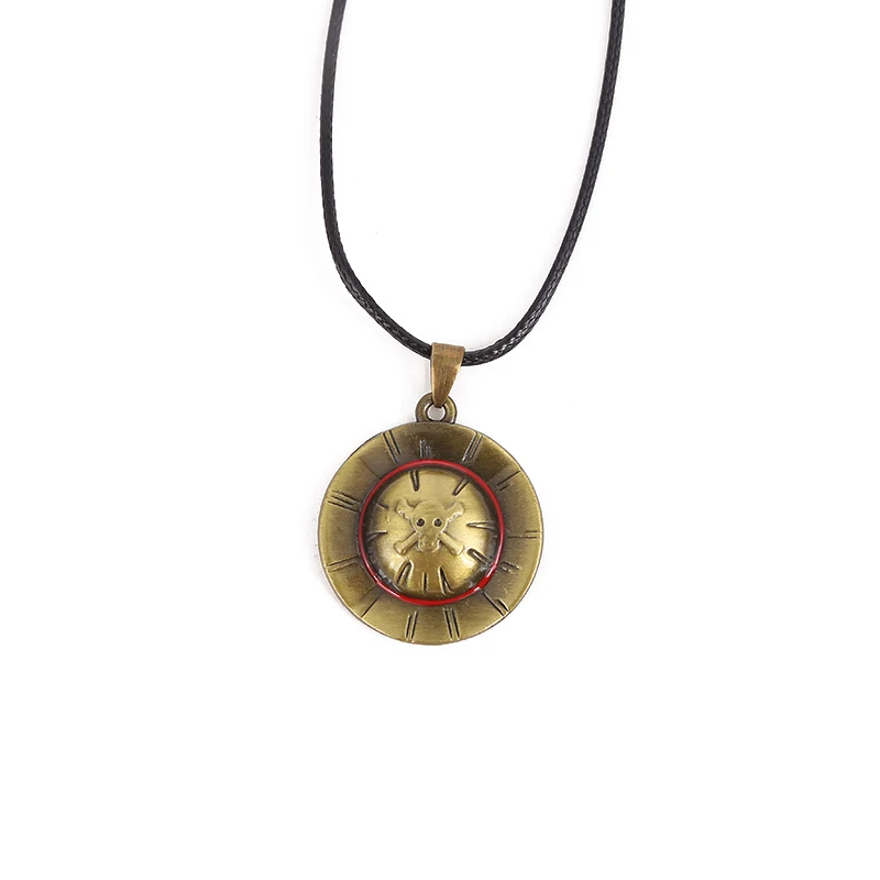 Цельные ожерелья в стиле аниме винтажные антикварные бронзовые с покрытием