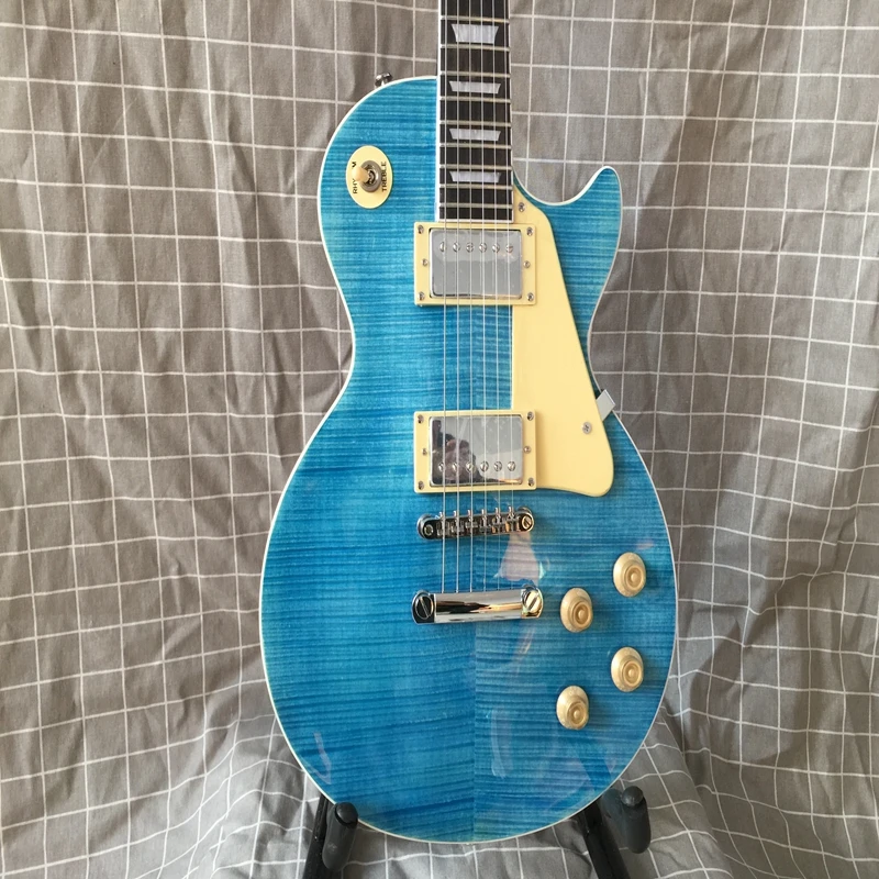 

Free delivery, rosewood fingerboard, Blue Electric guitar , high quality electric guitar