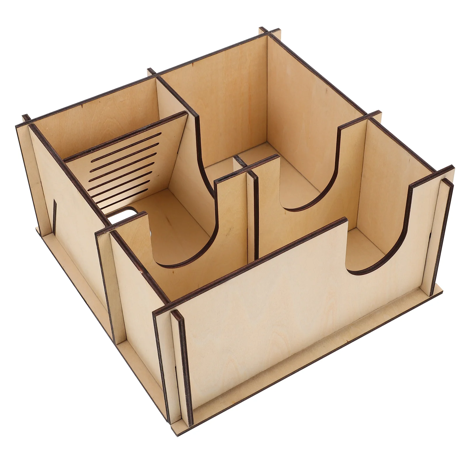 

Hamster House Maze Cage Tunnel Toyhut Wooden Hideout Running Play Sleeping Wood Guinea Chinchilla Hiding Tube Puzzle Rat