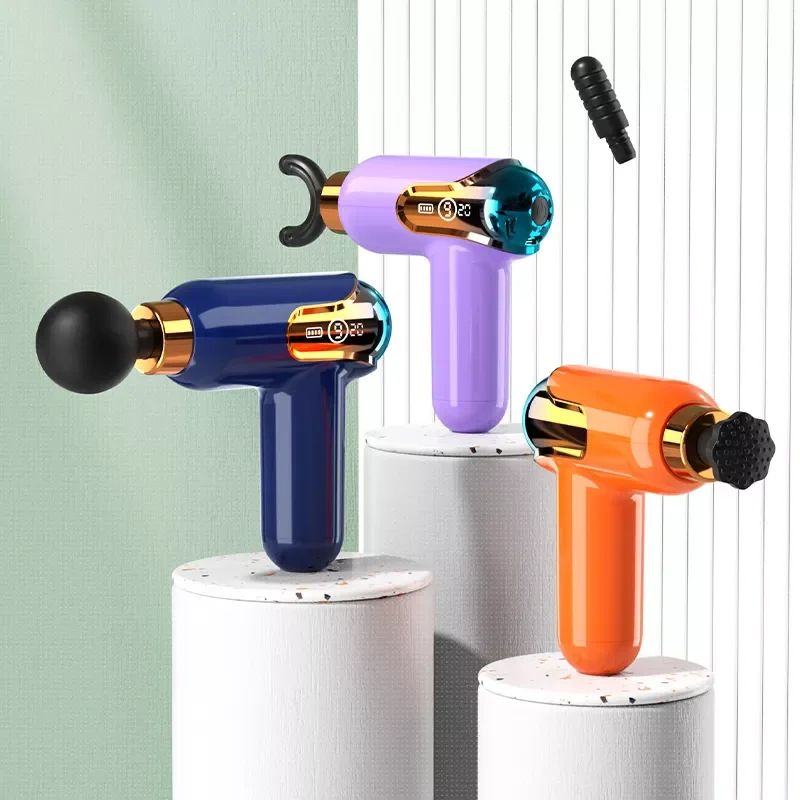 

NEW2023 LCD High frequency Massage Gun Muscle Relax Body Relaxation Massager with Portable Bag Therapy Gun for fitness