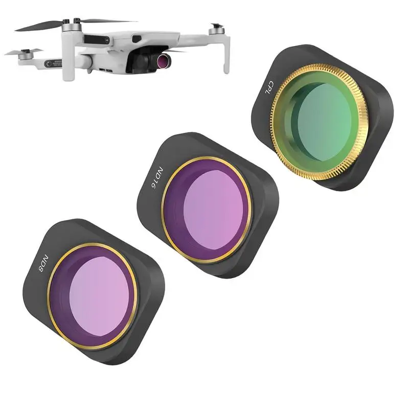 

Комплект фильтров поляризаторов ND для DJI Mini 3 Pro, аксессуары для RC, CPL ND8 ND16, маслонепроницаемый фильтр ND, поляризатор для объектива Mini 3 Pro