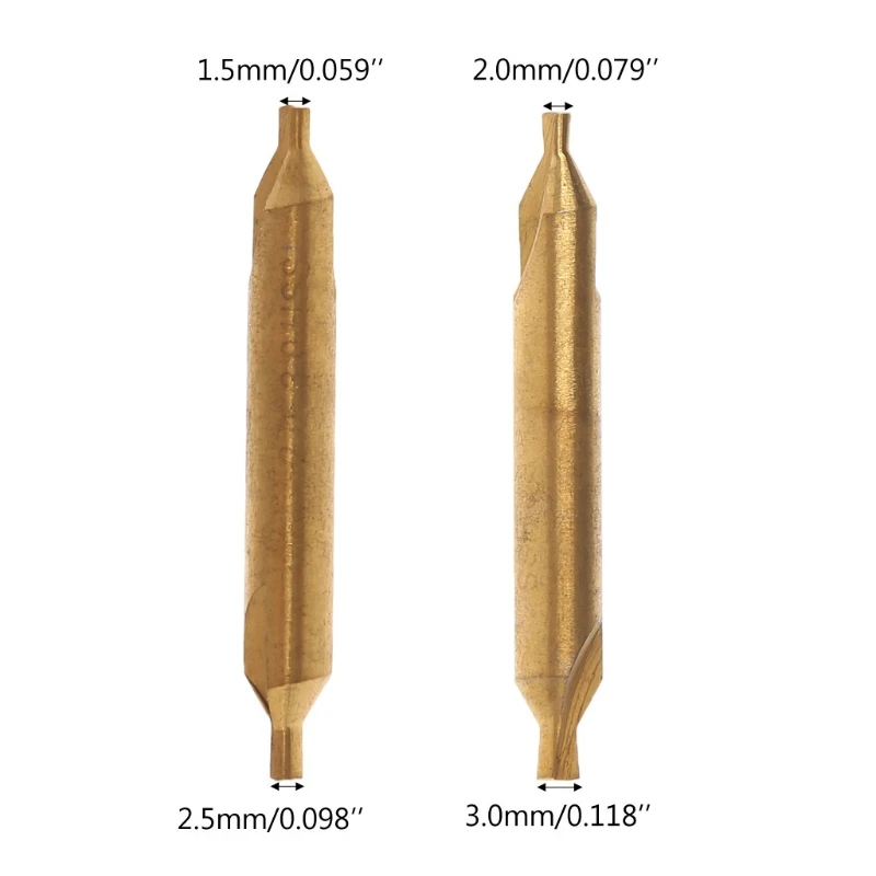 

Titanize Spotting for KEY Drill High Speed Steel Drill Bit Screw Tap Spiral Flut
