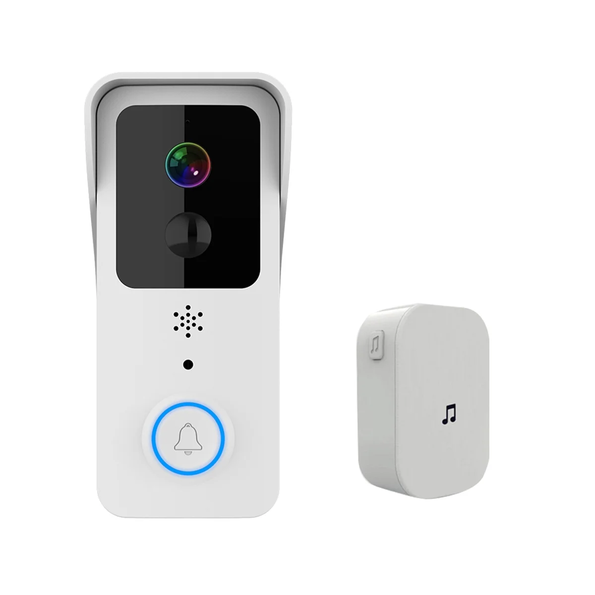 

Tuya Video Doorbell 5G Dual WiFi Outdoor Doorbell IP65 Waterproof Intercom Smart Home Wireless Door Phone Camera-US Plug