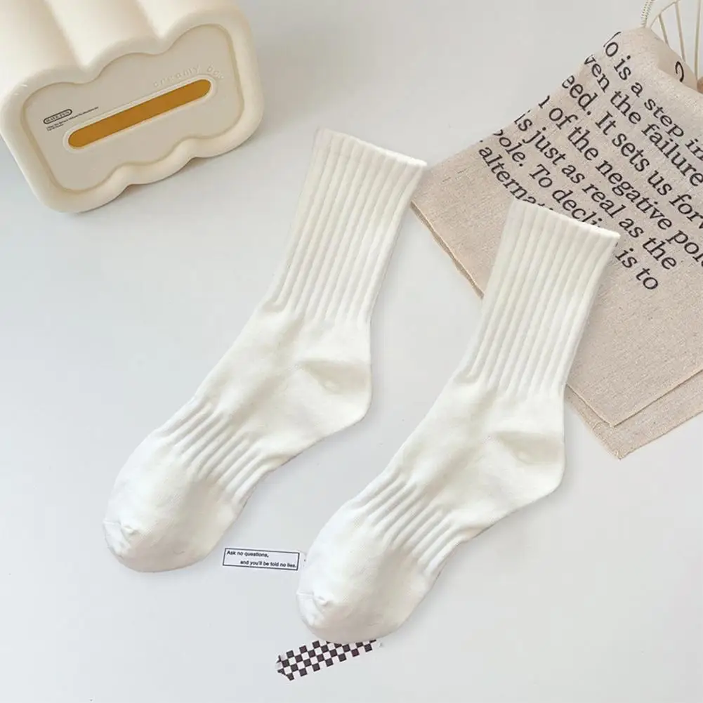 Женские носки премиум-класса спортивные унисекс вязаные средней длины до