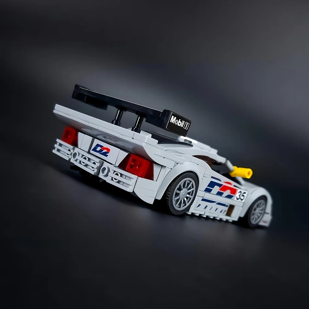 Фото Новая модель MOC Speed ​ ​ Гоночный автомобиль, гонки на выносливость Ле-Ман 1998 года, № 35 моделей конструкторов для сборки автомобилей, игрушка для самостоятельной сборки, коллекционный подарок для взрослых №3