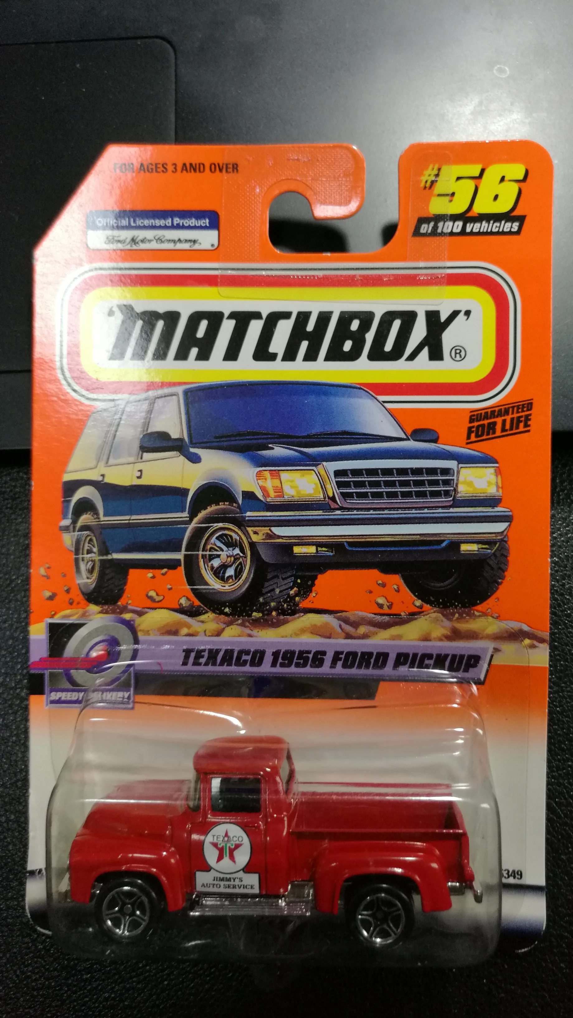 

Матчбокс #56 TEXACO 1956 пикап FORD Коллекционная металлическая модель из литья под давлением игрушечная машинка