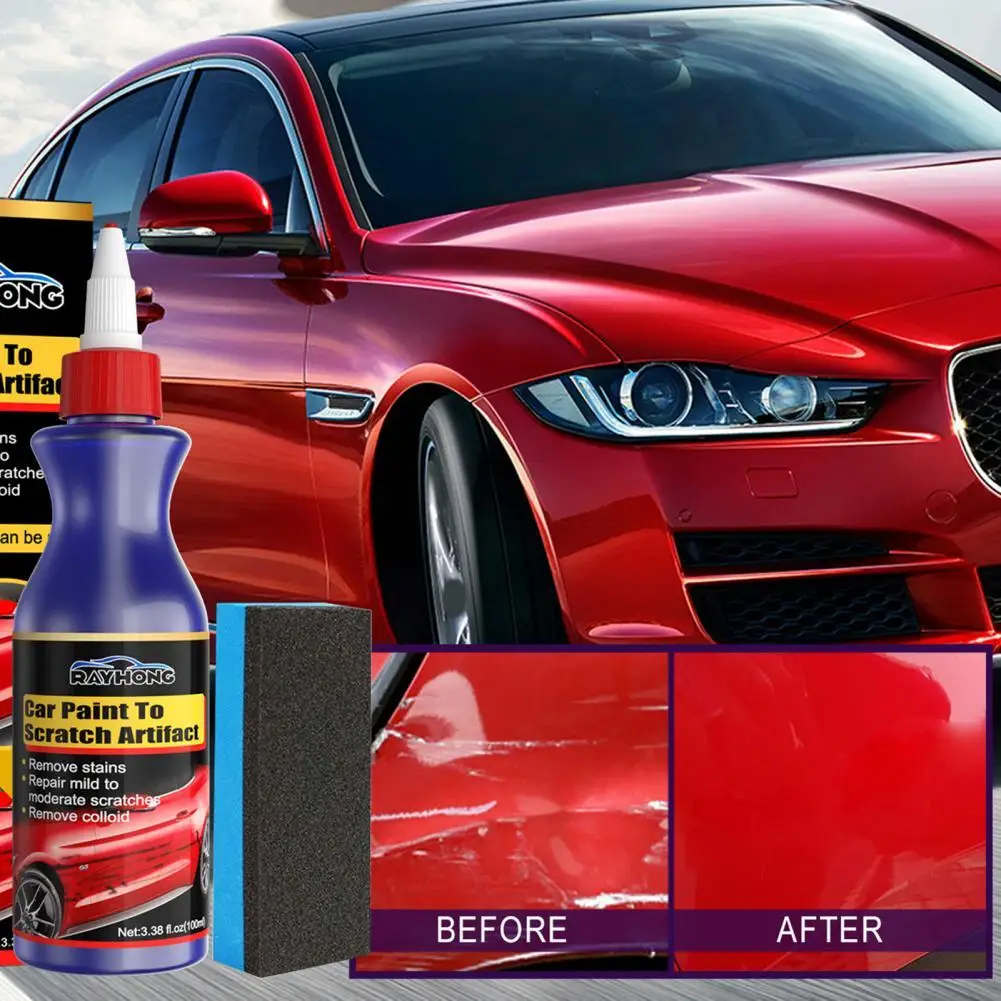 

100ml Car Scratch Remover Waterproof Quick Penetration Liquid Removes Water Stains Auto Scratch Repair Agent Vehicles Supplies