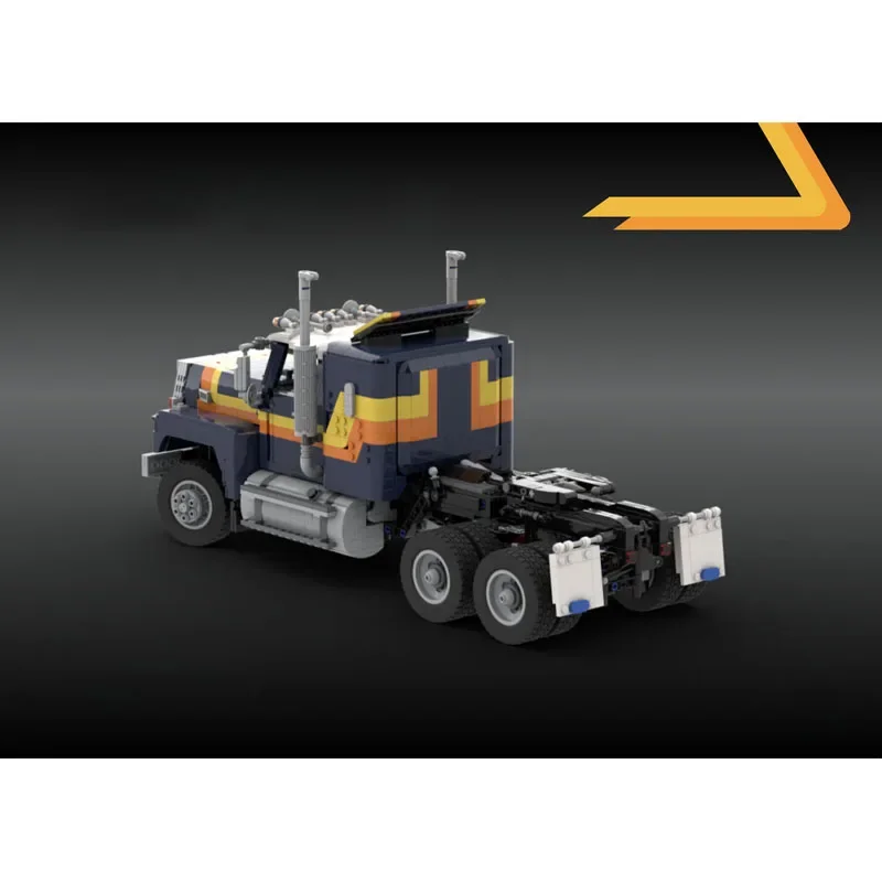 MOC- 198339 Грузовой транспортный грузовик 1:17 LTL9000 6x6 издание Sleeper строительный блок