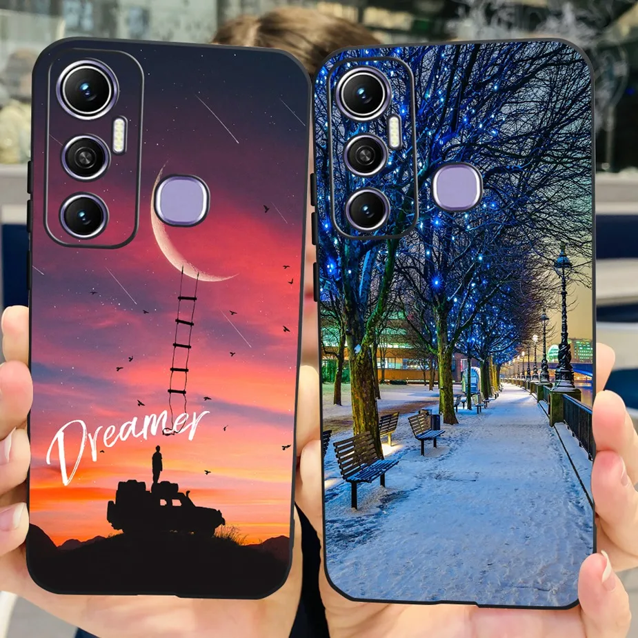 Чехол для Infinix hot 11 чехол с милым котом и бабочкой мягкий силиконовый Hot Hot11 X662 X662B