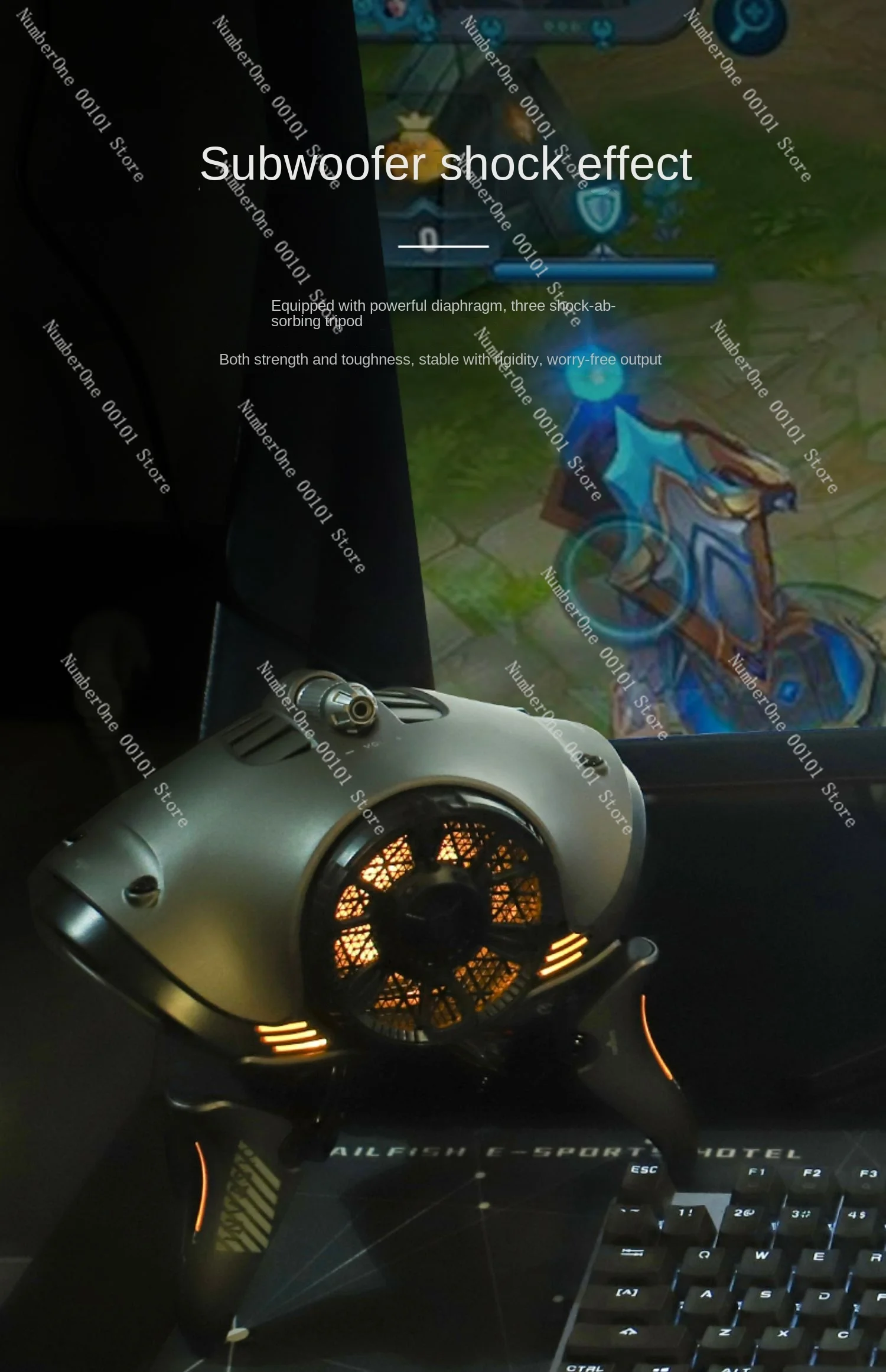 Беспроводная стереосистема вторжения на вид инопланетянина Inva-x