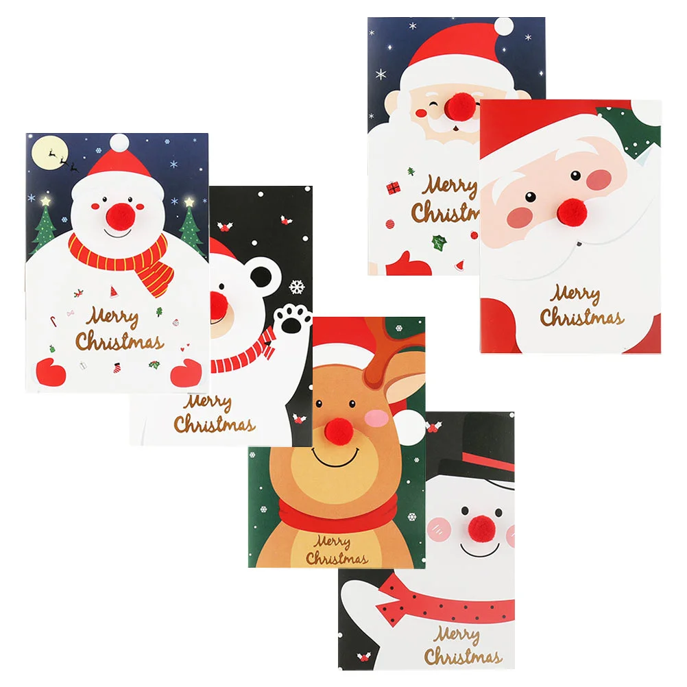 

Cardsgreeting Christmas Holiday Thankinvitation Gifts Thanks Blank You Gift Vintage Festival Blessing Handwork Sympathy Message