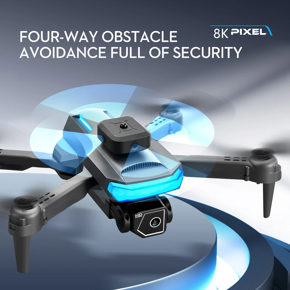 

8K FPV WIFI Drone 360 Degrees Obstacle Avoidance Optical Flow Dron Fpv Dual Camera Follow Me Quadcopter