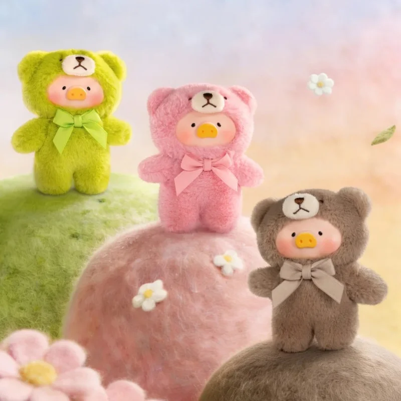 Фото Официальная мини-игрушка Lulu Pig Teddy из серии «Шепот природы», виниловый плюшевый брелок-сюрприз, коллекционная фигурка, рождественский подарок №5