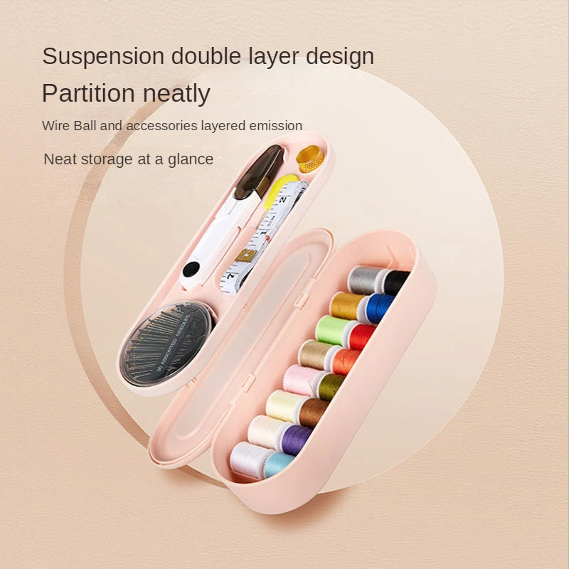 

Набор коробок для игл и ниток, портативный бытовой бокс для ручного шитья, с иглами и нитками, многофункциональный контейнер для хранения шв...