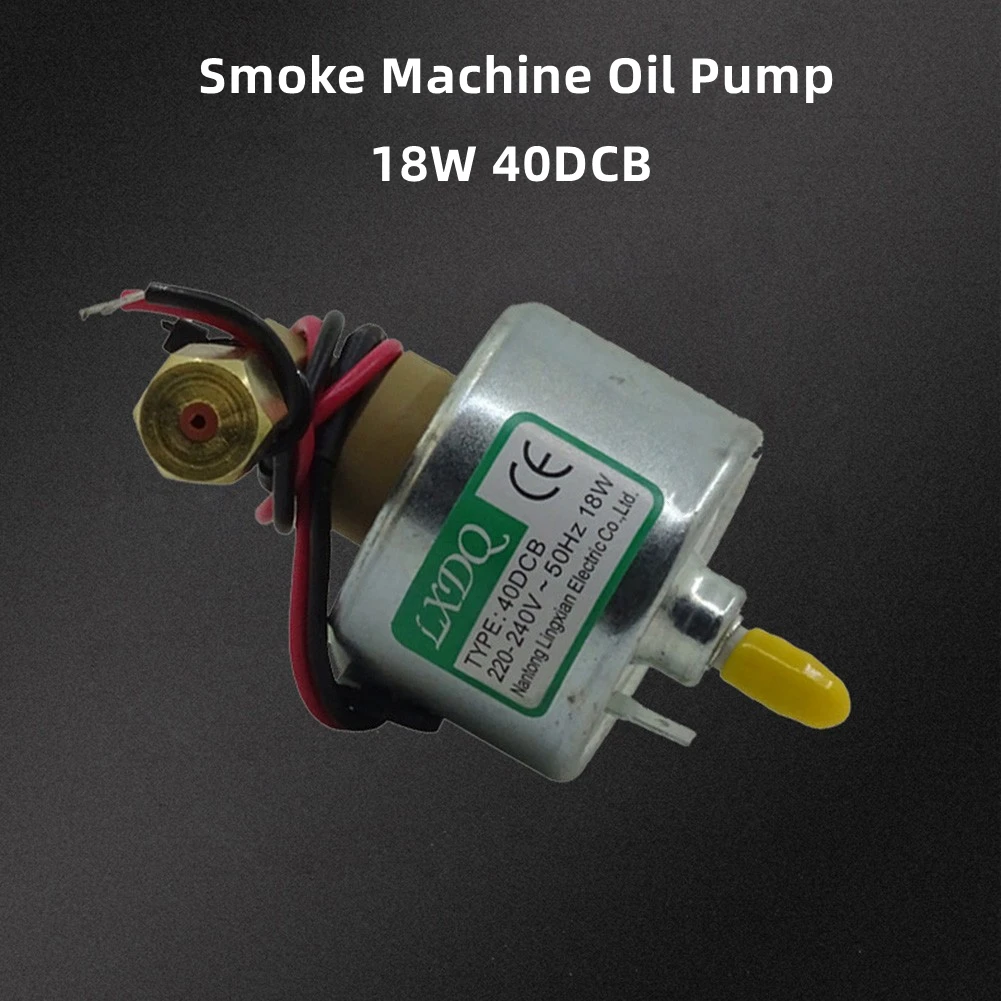 

1x 18W 40DCB Smoke Machine Oil Pump 220V-240V 400W 600W 900W Professional Stage Lighting Oil Pump Snow Pump Fog Machine