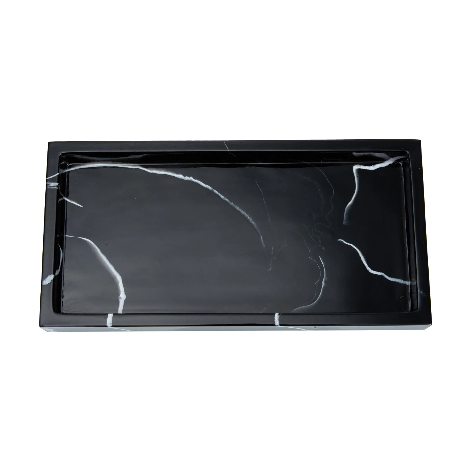 

Makeup Dressing Table Food Plate Tabletop Toiletries Tray Container Storage Resin