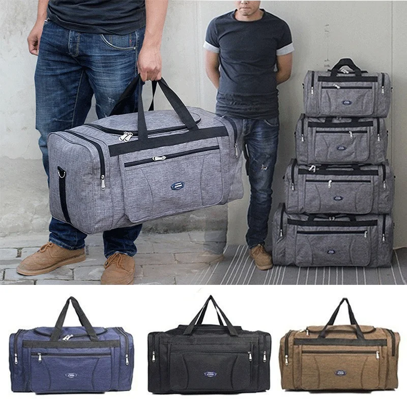 

Oxford Waterproof Men Travel Bags Hand Luggage Bag Big Travel Bag Overnight Duffle Business Large Capacity Weekender Travel Bags