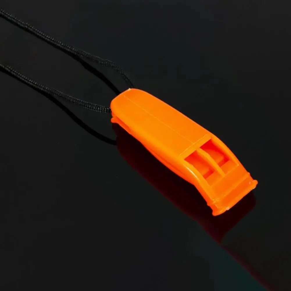 

Свисток для выживания Экстра-громкий удобный с использованием ремня ABS двойная труба экстренный свисток для кемпинга