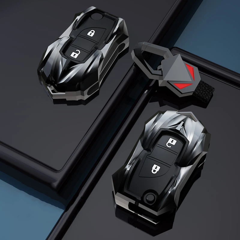 2/3 кнопки цинковый сплав чехол для автомобильного ключа оболочка держатель