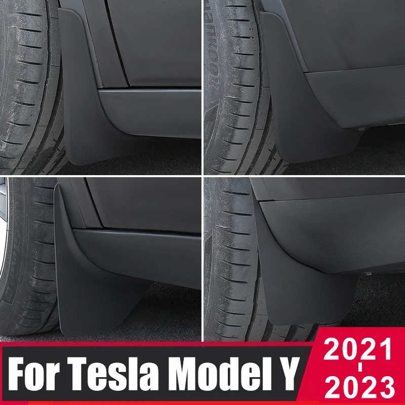 

Для Tesla Model Y 2021 2022 2023 модель Y Брызговики автомобильные Брызговики передние и задние защитный чехол для крыла аксессуары