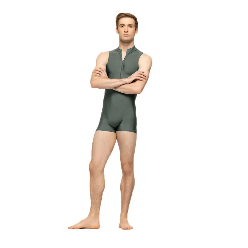 Плюс размер сексуальные мужские косплей боди без рукавов на молнии нижнее белье