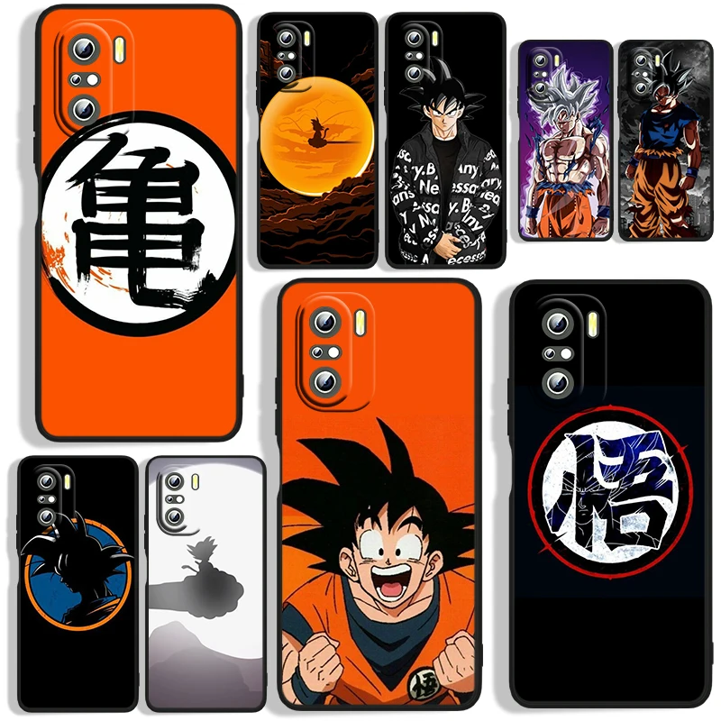 

Dragons Balls Phone Case For Xiaomi Redmi K60E K60 K50G K50 K40S K40 K20 S2 6A 6 5A 5 Pro Ultra Black Soft Cover