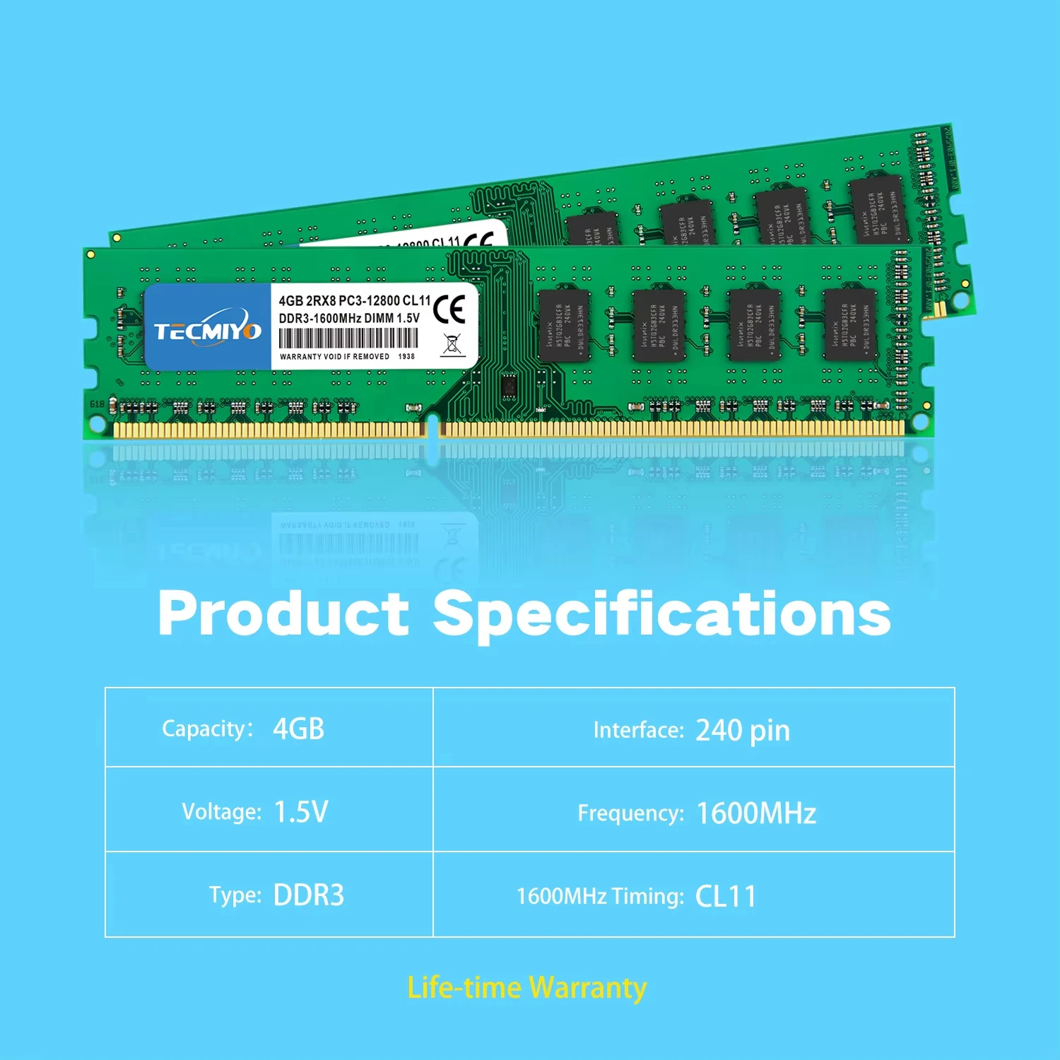 Настольная оперативная память Super 8 ГБ DDR3 DDR3L 1600 МГц 1333 PC3-12800U PC3-10600U 4 DIMM 1 5 В 35 2RX8