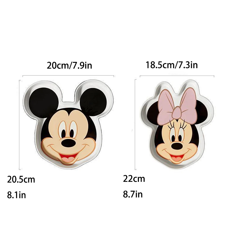 Минималистичная керамическая тарелка Miniso с Микки Маусом