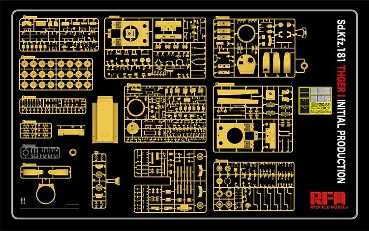 RYE RM5078 1/35 Sd.Kfz.181 THGER I NITIAL PRODUCTION No 112 Spzabt 502 Leningrad 1943
