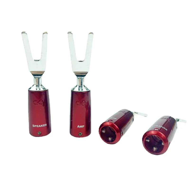 Штекер типа банан серии 1003 посеребренный 4 шт