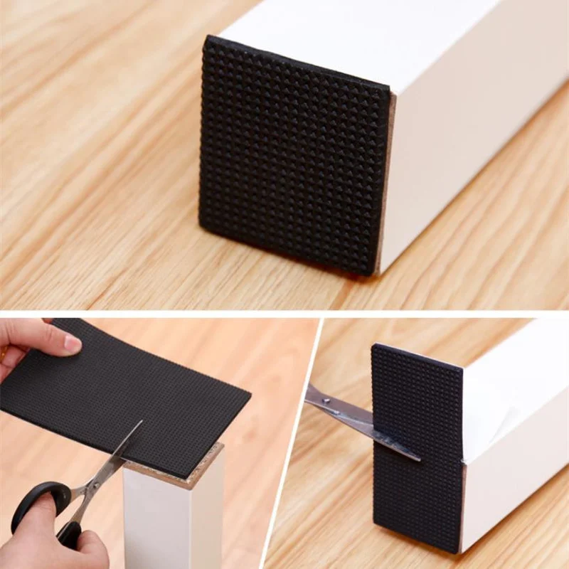 Self Adhesive Furniture Leg Feet Rug Felt Pads Anti Slip Mat Bumper Damper for Chair Table Protector Caps |