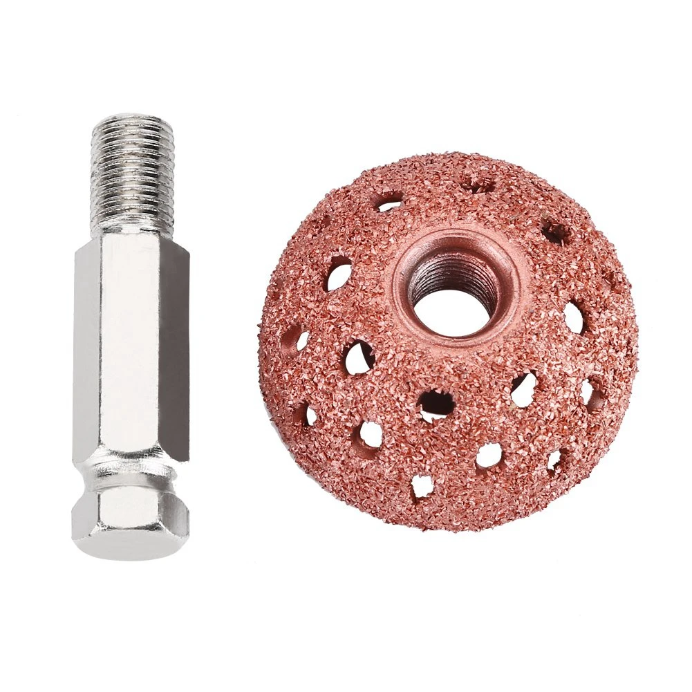 

38mm Tire Repair Grinding Head Coarse Grit Buffing Wheel with Linking Rod