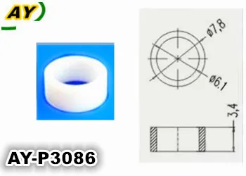 

10 шт. PTFE белое уплотнение для GDI топливный инжектор Ремонтный комплект для 06H906036G 0261500092 0261500096 84212195 7591623 12638530 0261000114