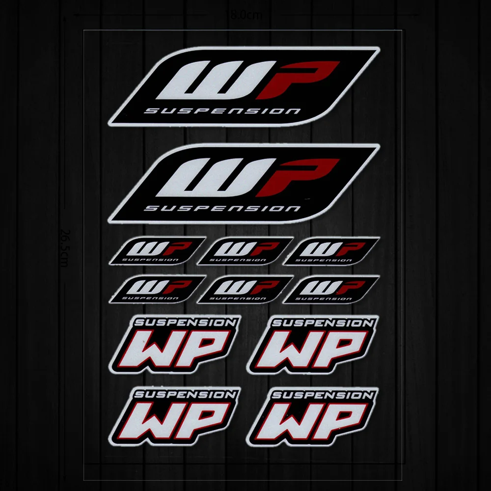 Вилка WP Светоотражающая подвеска модификация украшение мотоциклетная наклейка